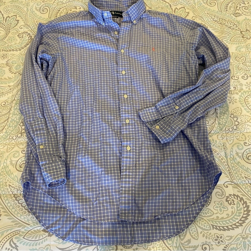 Ralph Lauren classic fit men’s button down shirt